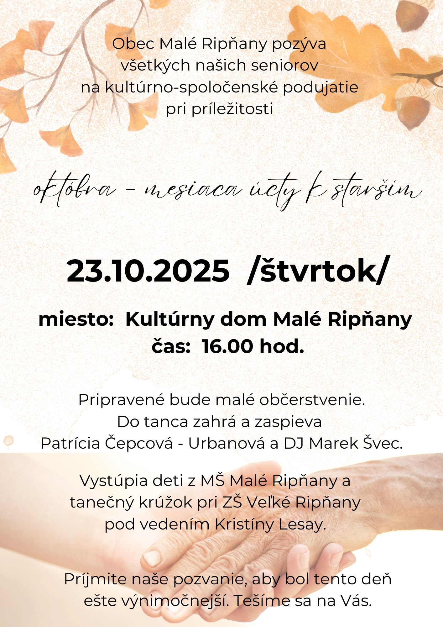 Mesiac úcty k starším 2025