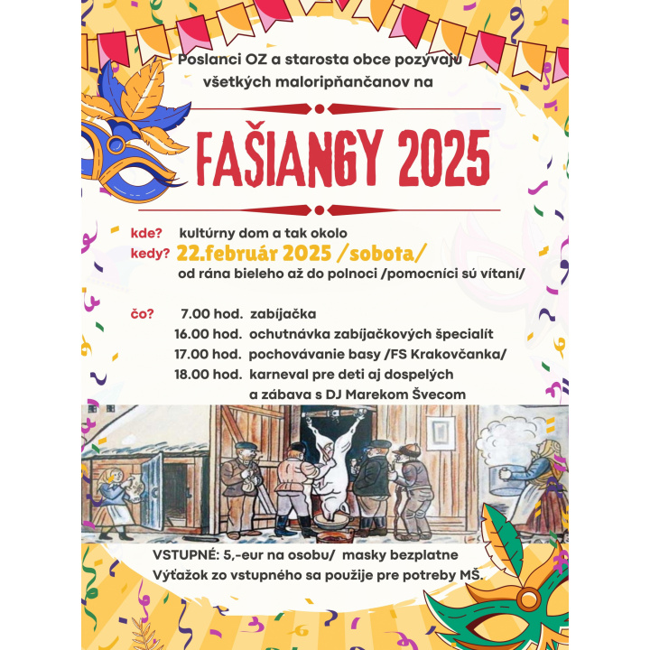 Fašiangy 2025